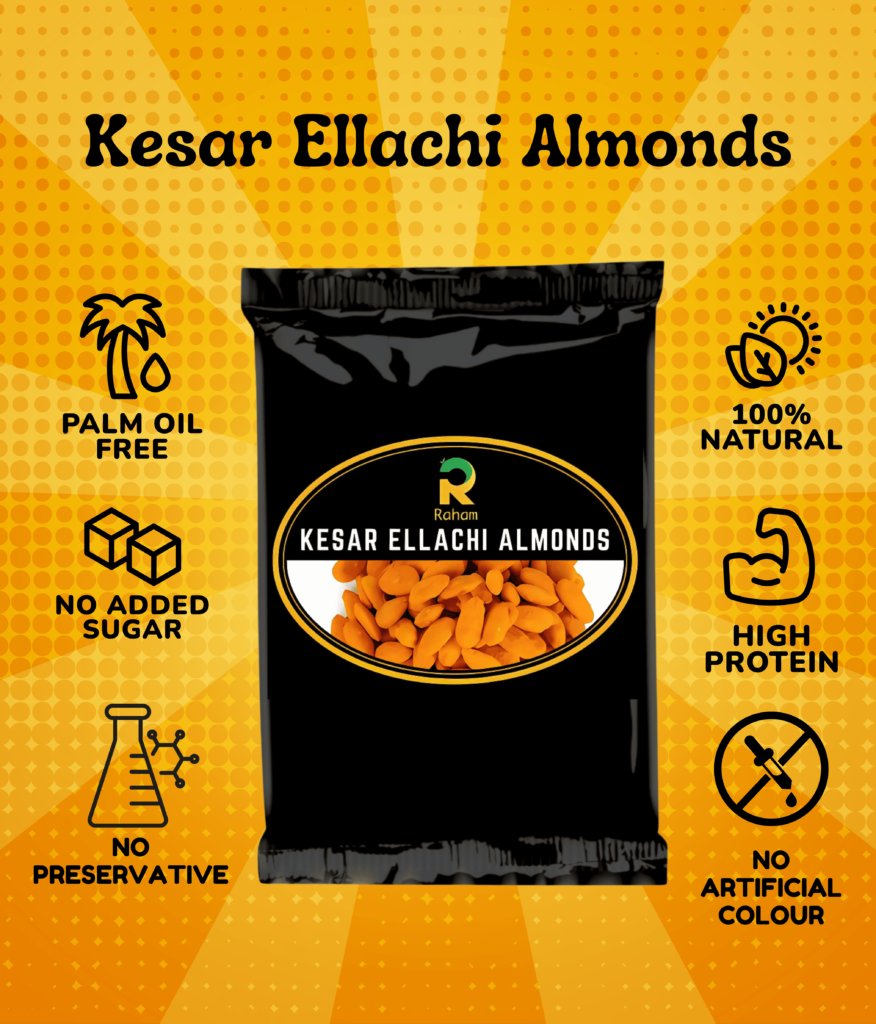Kesar Ellachi Almonds – rahamgroup
